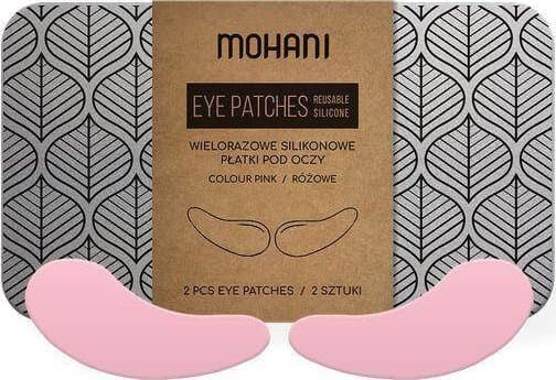 Mohani Mohani Gjenbrukbare silikon øyelapper Rosa 2 stk.