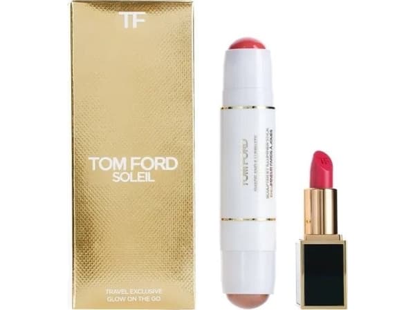 Tom Ford Soleil Travel Exclusive/Glow On The Go Set Tom Ford: Tom Ford, Illuminating, Highlighter & Blush Stick 2-In-1, 10 g + Tom Ford, Sheer, Cream