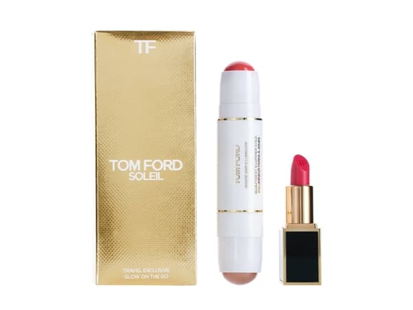 Tom Ford Soleil Travel Exclusive/Glow On The Go Set Tom Ford: Tom Ford, Illuminating, Highlighter & Blush Stick 2-In-1, 10 g + Tom Ford, Sheer, Cream