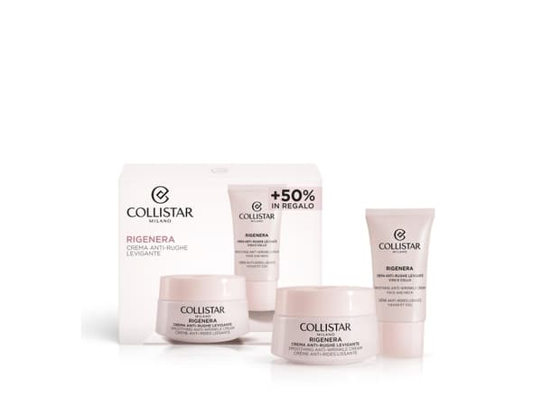 Collistar COLLISTAR SET (REGENERERER GLJEMENDE ANTIRYNKEKREM 50ml+ GLJEMENDE ANTIRYNKEKREM ANSIKT OG NAKKE 25 ml)