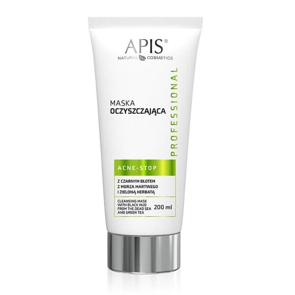Apis akne-stop puhdistava naamio mustalla mudalla 200 ml