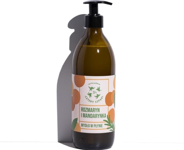 Mydlarnia Trzy Szpaki Flytende såpe Rosmarin og mandarin, 500 ml