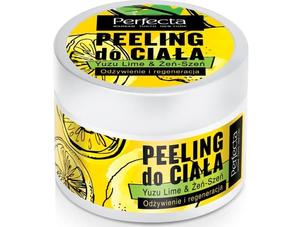 Perfecta Perfecta Spa Yuzu Lime & Ginseng kroppsskrubb - ernæring og regenerering 225g