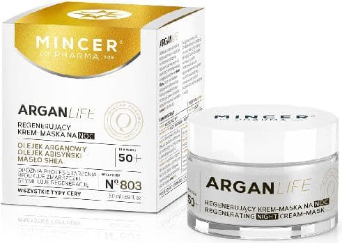 MINCER ArganLife 803 50+ regenerating night cream