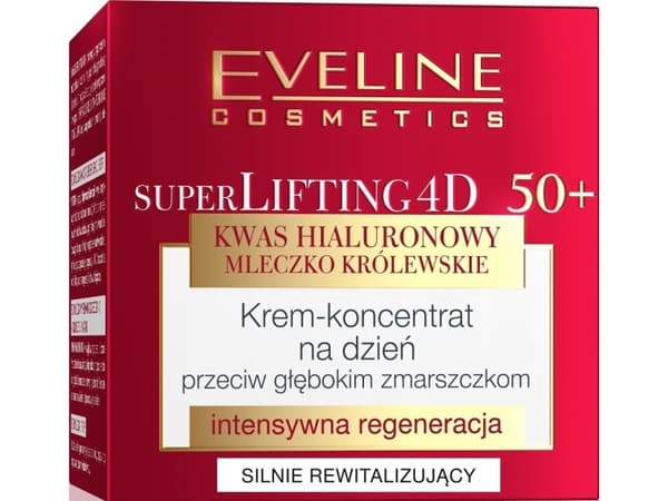 Eveline Super Lifting 4D 50+ Creme-Day Concentrate syviä ryppyjä vastaan 50ml