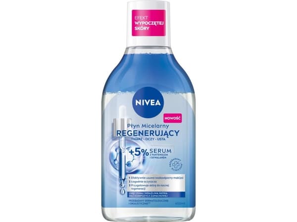 NIVEA_Micellar sminkefjerningsvæske for sensitiv og sliten hud Regenererende 400ml