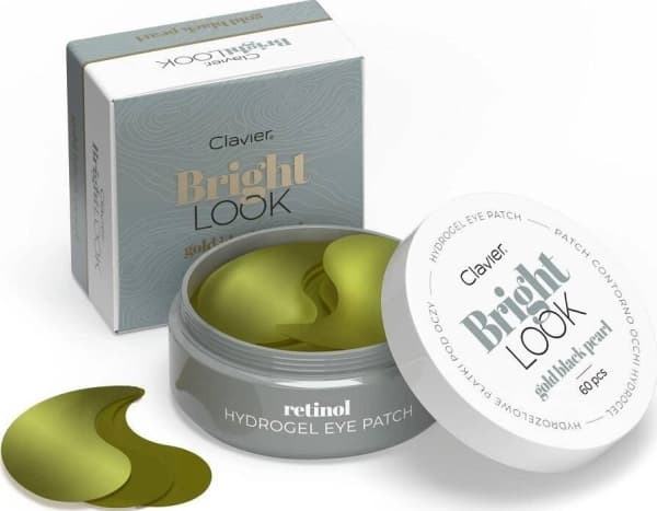 Clavier Clavier Bright Look hydrogel eye pads Gold Black Pearl 60st.