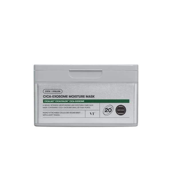 VT Cosmetics Cica-Exosome Moisture Mask 20 kpl - Kosteuttavat naamiot