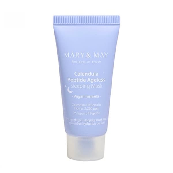 Mary&May Calendula Peptide Ageless Sleeping Mask 30 g - Anti-aging yönaamio