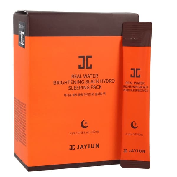 JAYJUN Real Water Brightening Black Hydro Sleeping Pack 30 ea - Nattmask