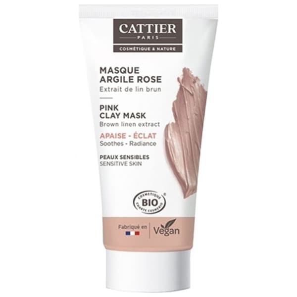 Masque - CATTIER - Rosa Lera - Brunt Linextrakt - 30ml - Vegansk - Känslig hy