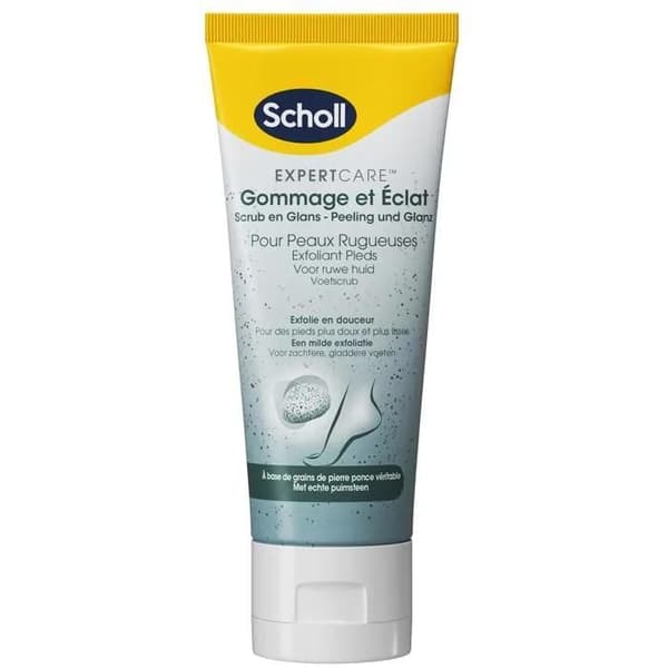 Scrub Cream - Scholl - 75ml - Parabenfri - Blandad - Torr hud