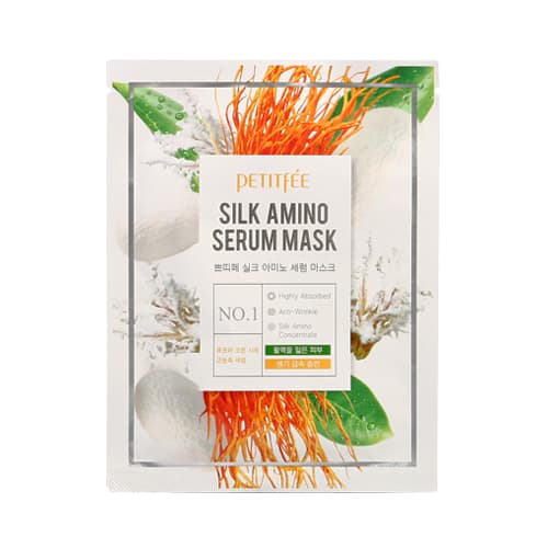 PETITFEE Silk Amino Serum Mask 25 g - Arkkinaamio