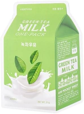 Apieu Milk One Pack #Greentea Milk 1 kpl - Kosteuttava kasvonaamio