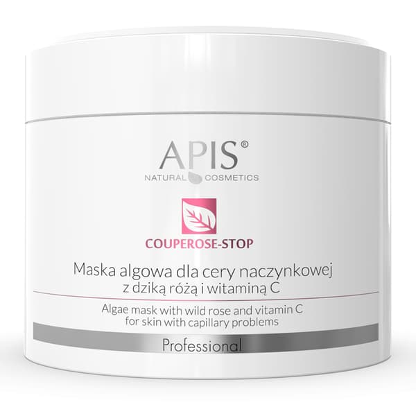APIS - Algmask för vaskulär hud med vildros och C-vitamin, 100 g