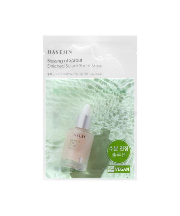 HAYEJIN Blessing of Sprout Enriched Serum Sheet Mask - Ryppyjä estävä ja kirkastava arkkinaamio