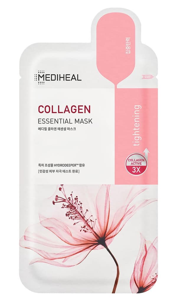 MEDIHEAL Collagen Essential Mask 24 ml - Lifting sheet mask med kollagen och aminosyror