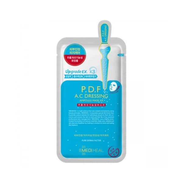 MEDIHEAL P.D.F AC Dressing Ampoule Mask 25ML - Rauhoittava ja uudistava naamio-ampulli naamio-ampulli