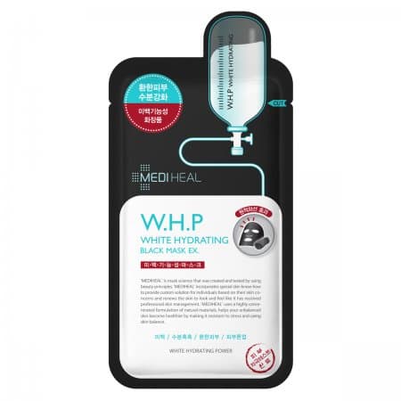 MEDIHEAL WHP White kosteuttava musta naamio 25 ml - Kosteuttava arkkinaamio