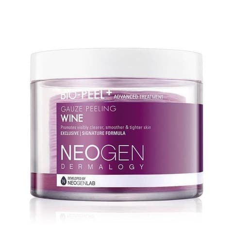 NEOGEN DERMALOGY Bio-Peel Gauze Peeling Wine 30 st - Exfolierande pads med vinextrakt 30 st.