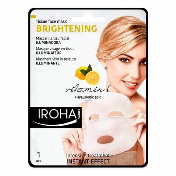 Rauhoittava naamio Tissue Iroha Tissue Mask C Ha (1 osaa)