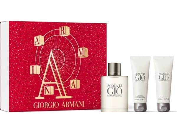Giorgio Armani Giorgio Armani Giorgio Armani Acqua di Gio Pour Homme eau de toilette spray 100ml + suihkugeeli 75ml + aftershave lotion 75ml