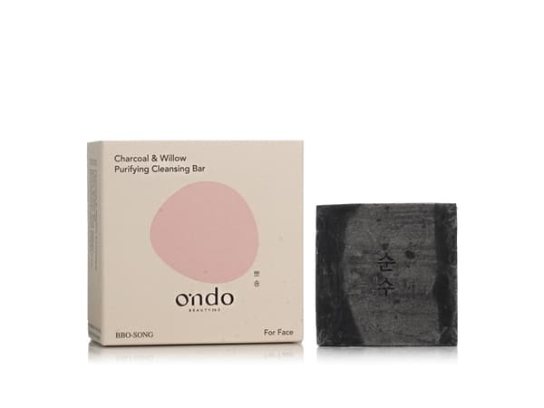 Ondo Beauty 36.5 BBO-SONG Charcoal & Willow Purifying Cleansing Bar 70 g