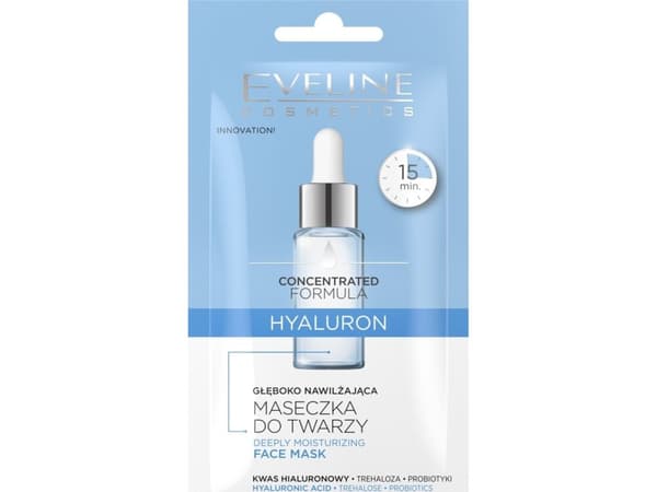 Eveline EVELINE Concentrated Formula Deep Moisturising Mask HYALURON 8 ml