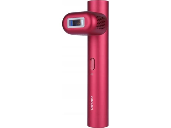 Alkotest DIFORO_IPL epilator Diforo Velvet Freezing Sapphire profesjonell enhet for smertefri, permanent og sikker fjerning av kroppsvoks Rød