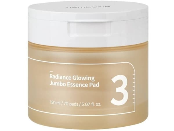 NUMBUZIN_No.3 Radiance Glowing Jumbo Essence Pad toning pads 70pcs