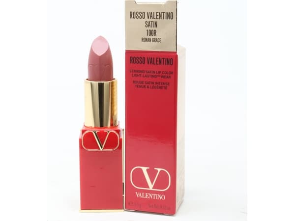 Valentino Valentino, Rosso, Satin Finish, Cream Lipstick, 100R, Refillable, 3.5 g For Women