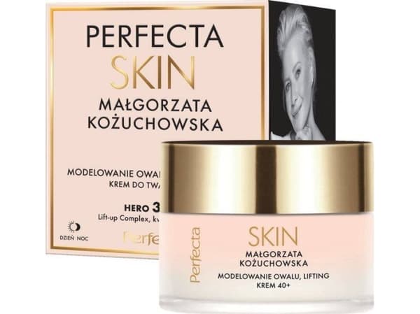 PERFECTA_Skin Malgorzata Kozuchowska Kasvojen muotoilu- ja kohotusvoide 40+ peptideillä, hyaluronihapolla, erytritolilla ja prebiooteilla 50ml