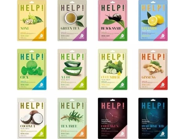 Bergamo BERGAMO HELP ! etanan limainen naamio 25 ml