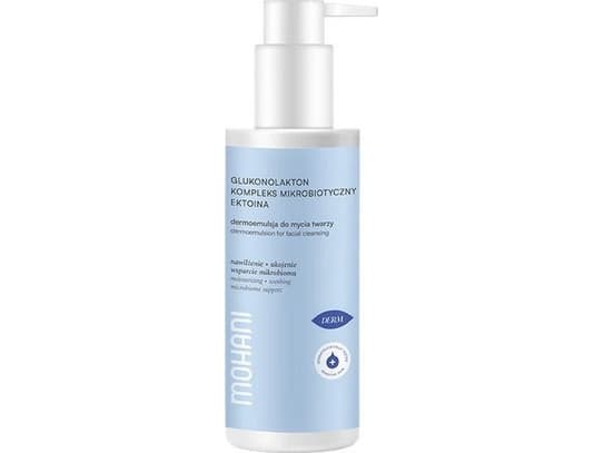 MOHANI_Moisturiserande ansiktstvätt med dermoemulsion med glukonolakton, ectoin och mikrobiotiskt komplex 150g