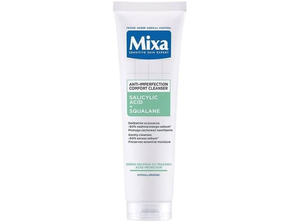MIXA_Lab Pore Perfect facial cleansing gel against imperfections salicylic acid and Squalane 150ml