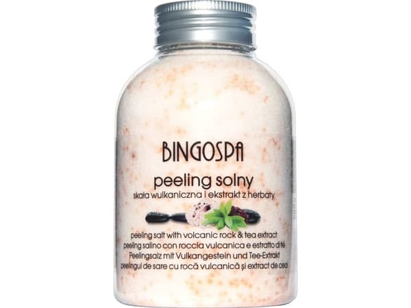 BINGO SPA_Salt peeling vulkansk stein 580g