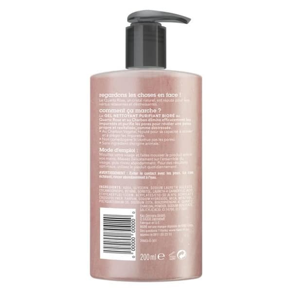 BIORÉ Rose Quartz Purifying Cleansing Gel - 200 ml