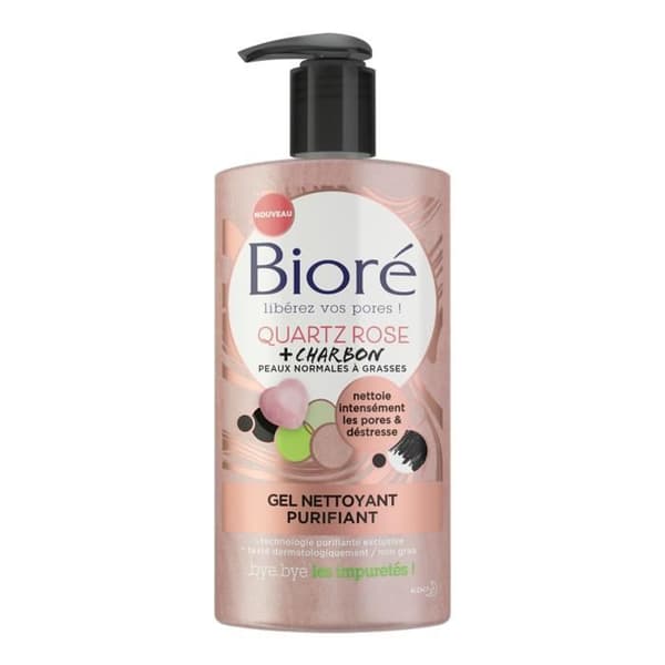BIORÉ Rose Quartz Purifying Cleansing Gel - 200 ml