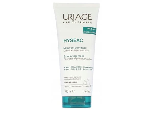 URIAGE Hyséac Exfoliating Mask peeling maske for fet og blandet hud 100 ml