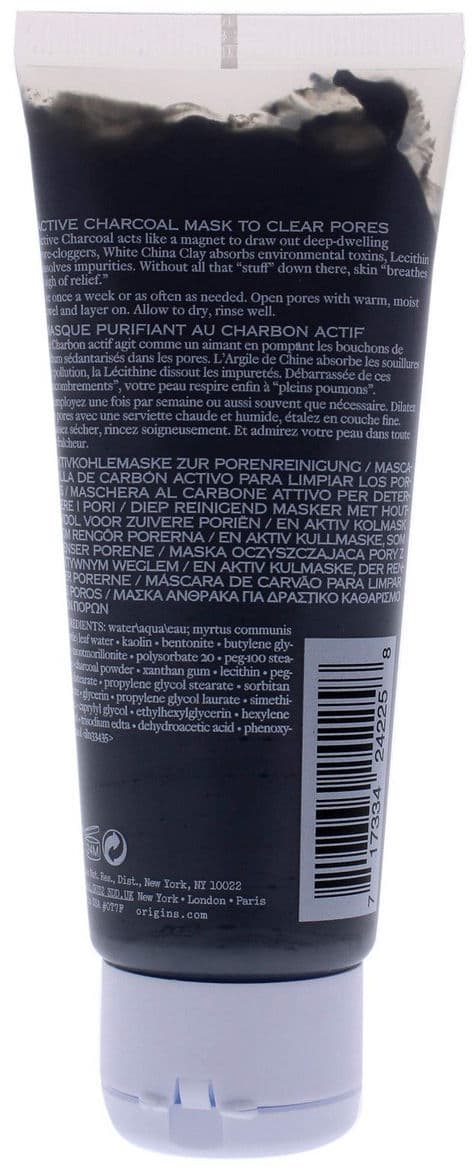Facial Mask Origins Clear Improvement Charcoal (75 ml)