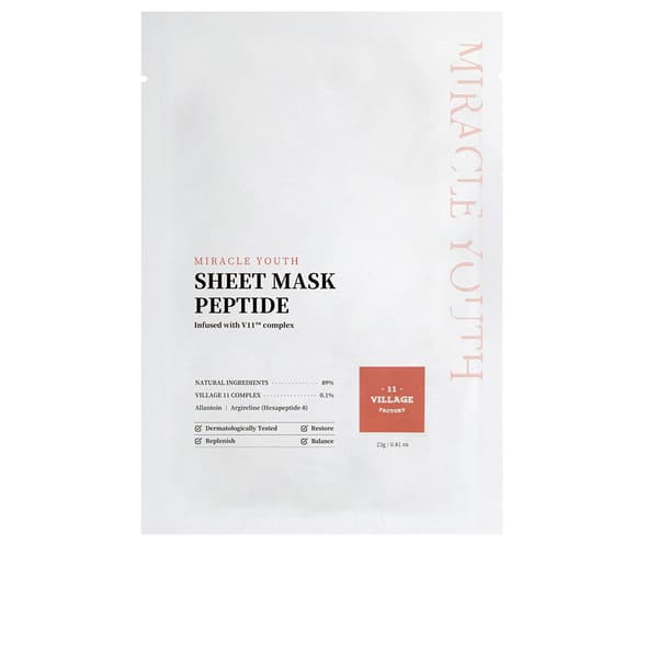 VILLAGE 11 MIRACLE YOUTH sheet mask peptide 23 g