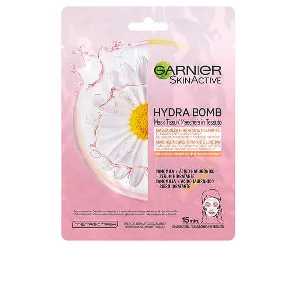 GARNIER SKINACTIVE HYDRABOMB soothing moisturising facial mask 1 pc