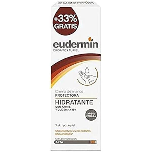 Skyddskräm - EUDERMIN - 75 ml - Ej fet - För alla hudtyper - 33% extra