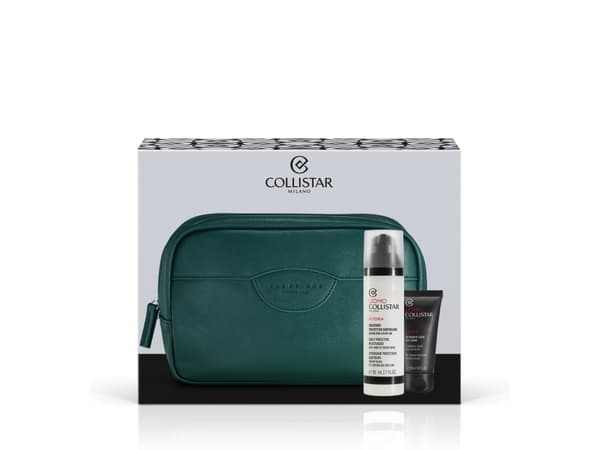 COLLISTAR_SET Daily Protective Face Creme 80ml + ansiktsskrubb 30ml + kosmetikkpose