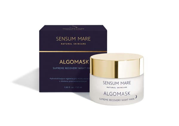 Sensum Mare ALGOMASK, 50 ml - regenerativ nattmask i kräm
