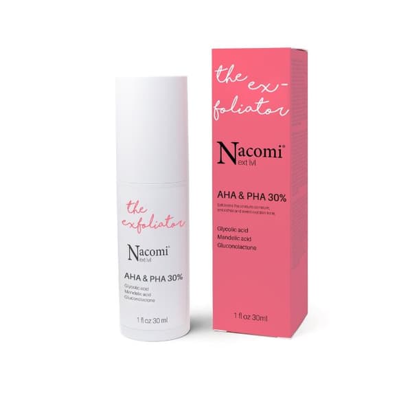 Nacomi Acid Peeling aha ja pha 30%, 30 ml