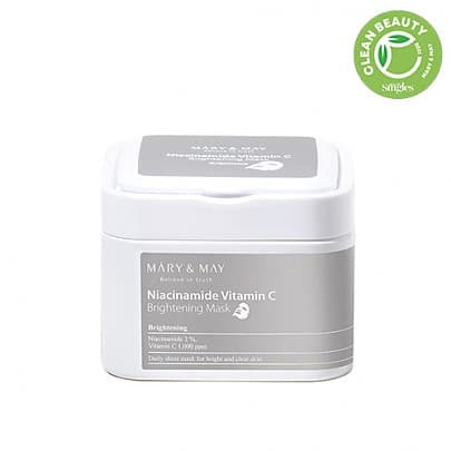 Mary&May Niacinanide Vitamin C Brightening Mask, 30 st - Brightening sheet masks