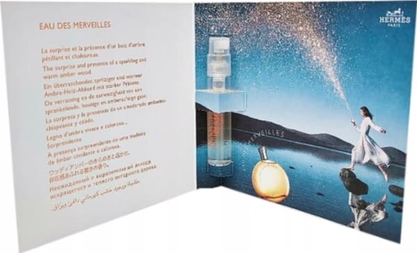 Hermes Hermes, Eau des Merveilles Bleue, Eau De Toilette, for kvinner, 2 ml *Hampeglass for kvinner