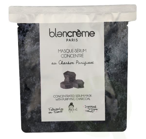 Blancreme Konsentrert Serum-maske 1 stk. med rensende trekull