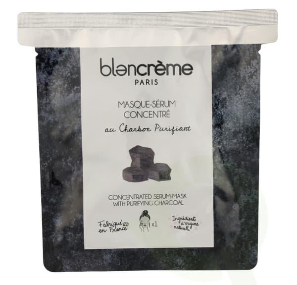 Blancreme Concentrated Serum-Mask 1 piece With Purifying Charcoal